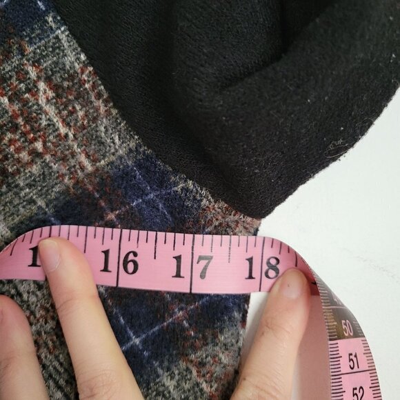 Chris & Carol Black Crew Neck Pullover Raglan Long Sleeve Sweater Top Sz Medium - Picture 5 of 9